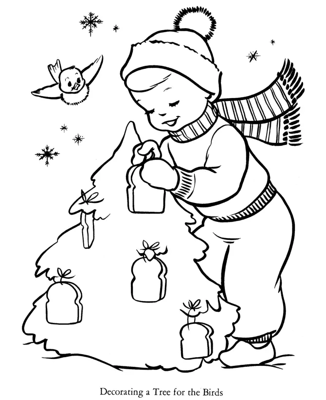 Christmas Decorations Coloring Pages 35