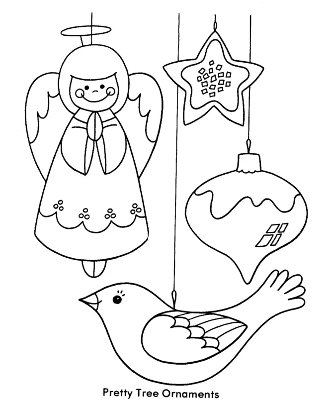 Christmas Decorations Coloring Pages 5