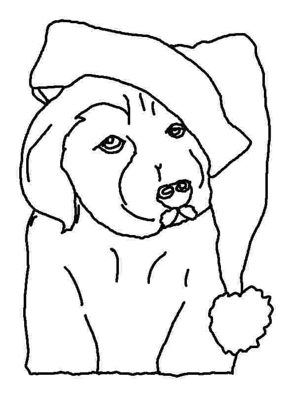 Christmas Dogs Coloring Pages 18