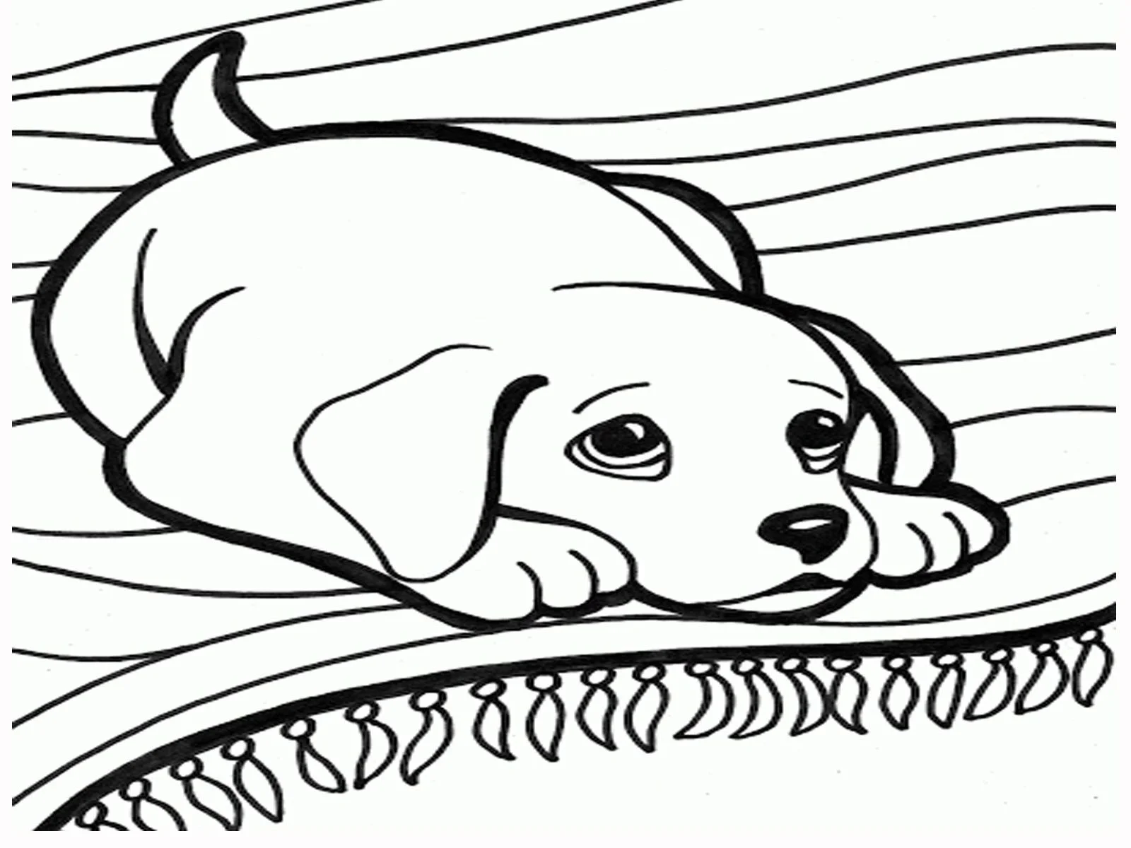 Christmas Dogs Coloring Pages 37