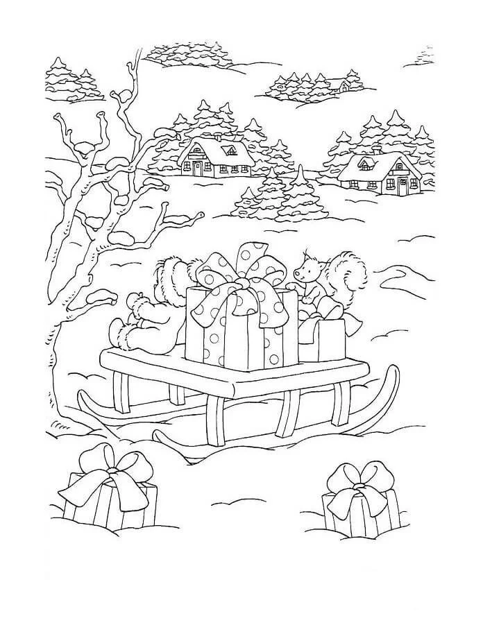 Regalos Navidad Para Colorear 16