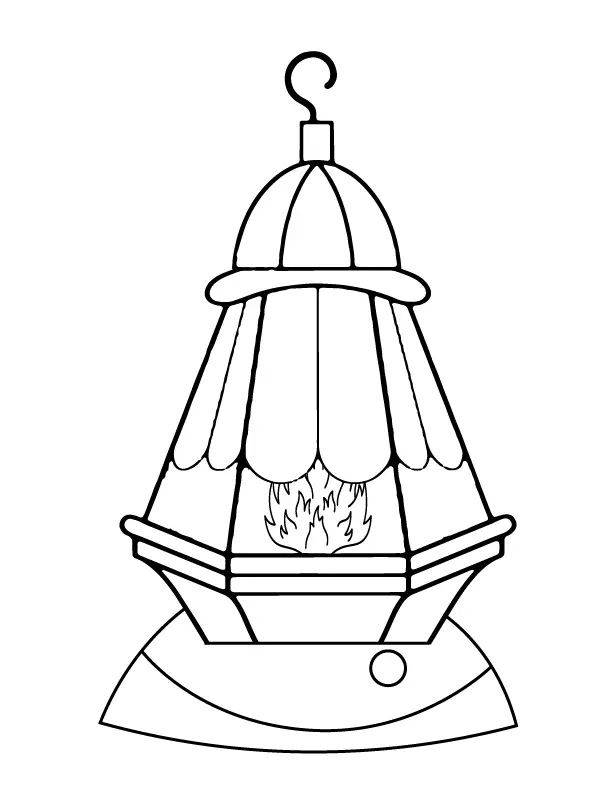 Desenhos de Lanternas de Natal Para Colorir 6