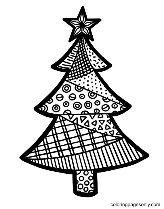 Mandalas Navidad Para Colorear 1