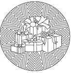 Mandalas Navidad Para Colorear 11