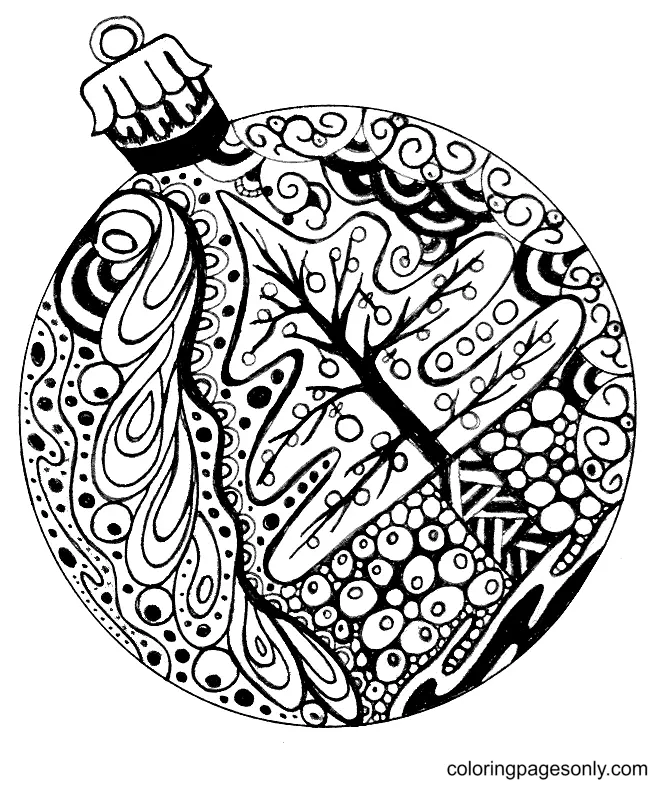 Mandalas Navidad Para Colorear 13