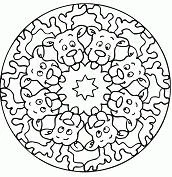 Mandalas Navidad Para Colorear 15