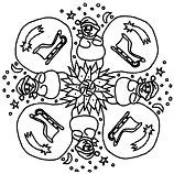 Mandalas Navidad Para Colorear 6