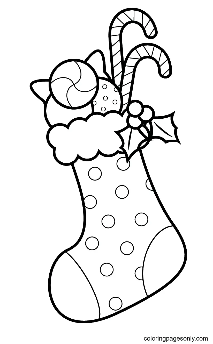 Christmas Stockings Coloring Pages 26