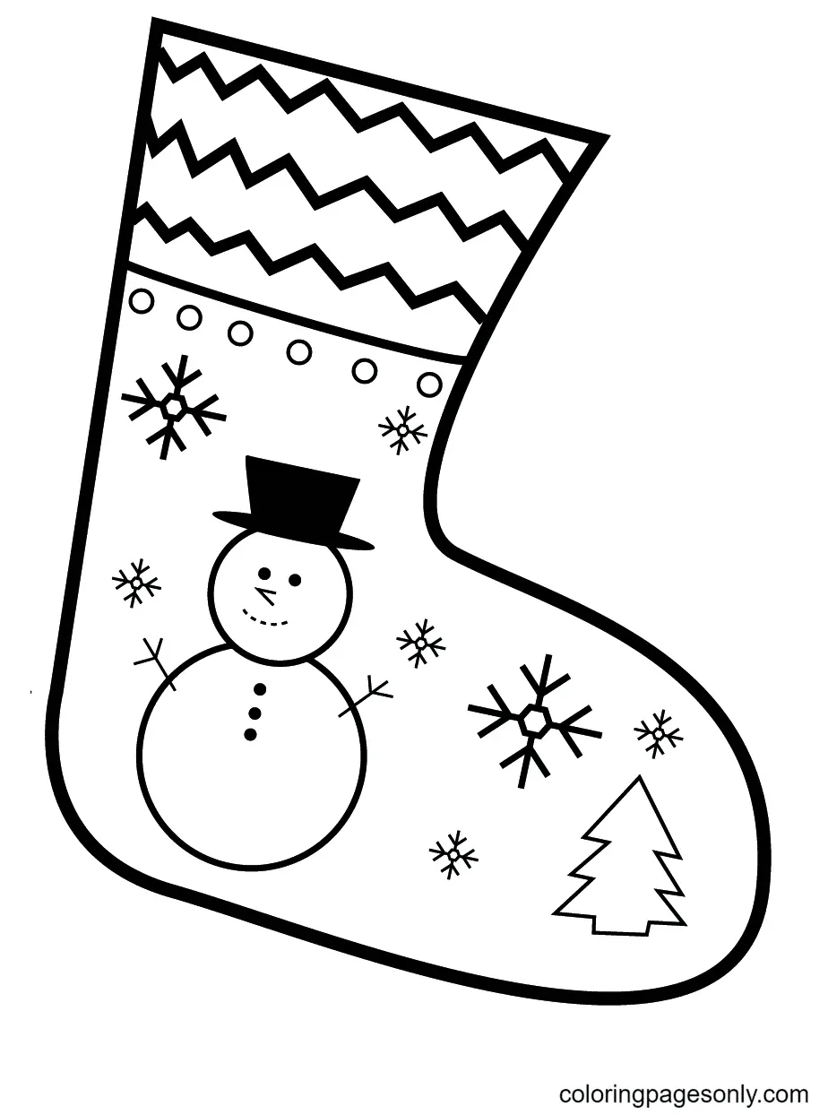 Christmas Stockings Coloring Pages 38