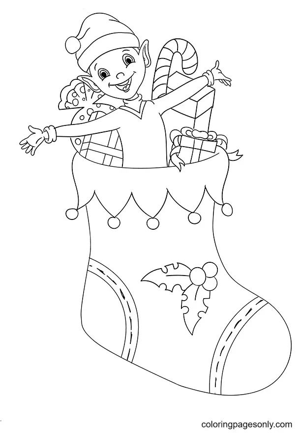 Christmas Stockings Coloring Pages 41