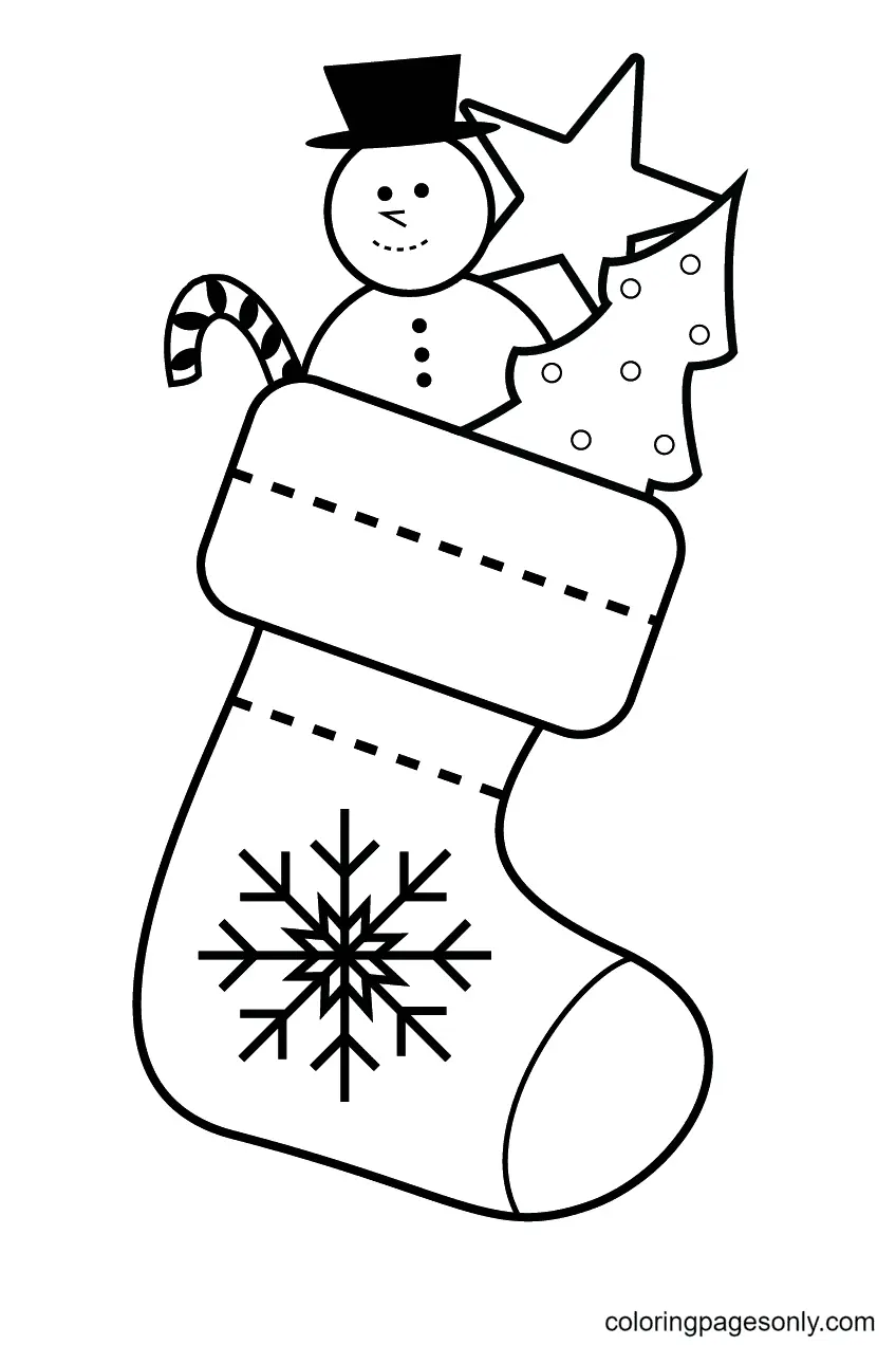Christmas Stockings Coloring Pages 48