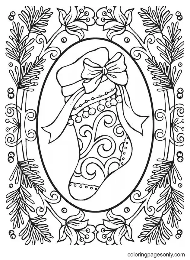 Christmas Stockings Coloring Pages 52