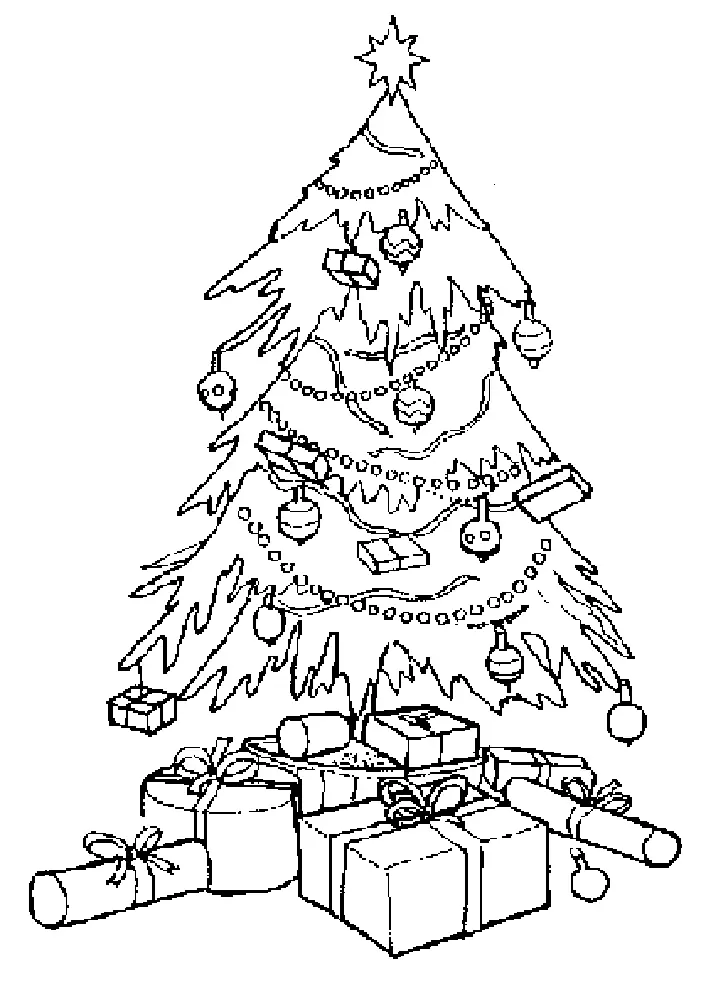 Desenhos de Christmas Tree Para Colorir 10