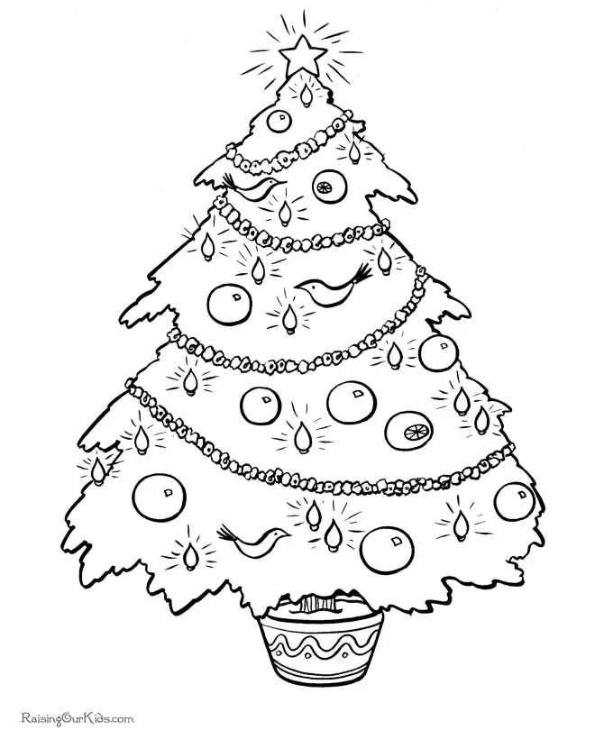 Desenhos de Christmas Tree Para Colorir 11