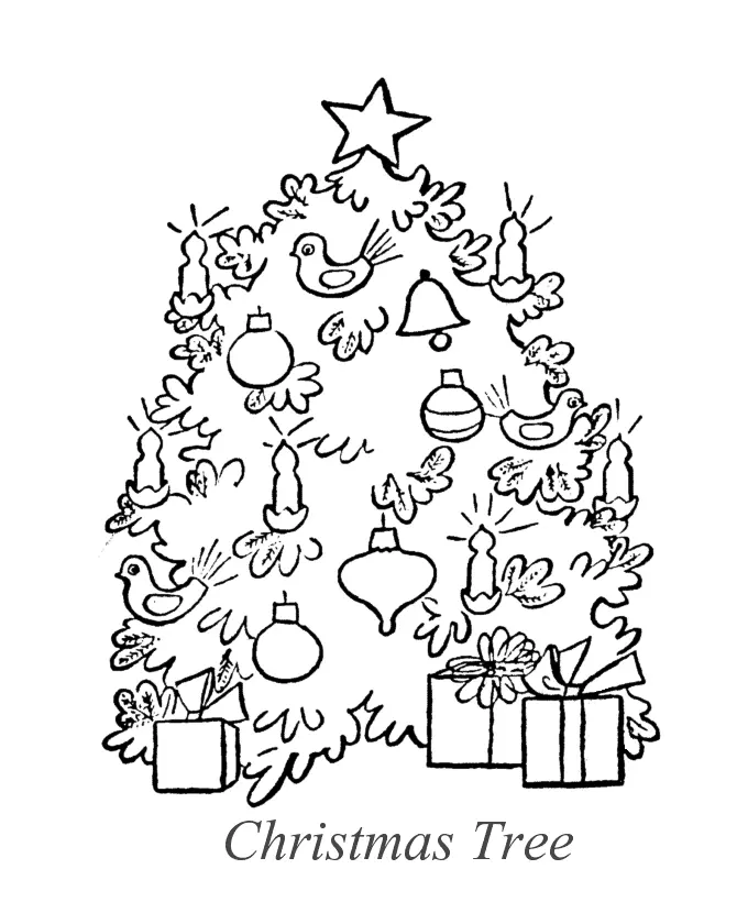 Desenhos de Christmas Tree Para Colorir 42