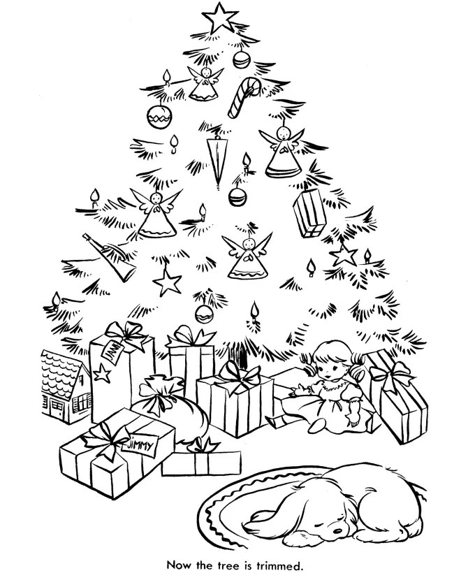 Desenhos de Christmas Tree Para Colorir 47