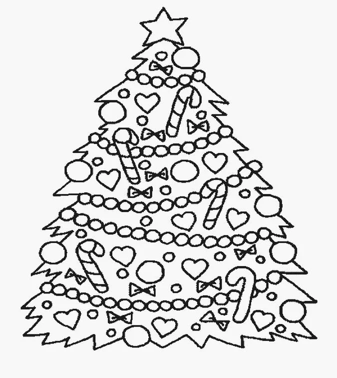 Christmas Tree With Presents Coloring Pages 18
