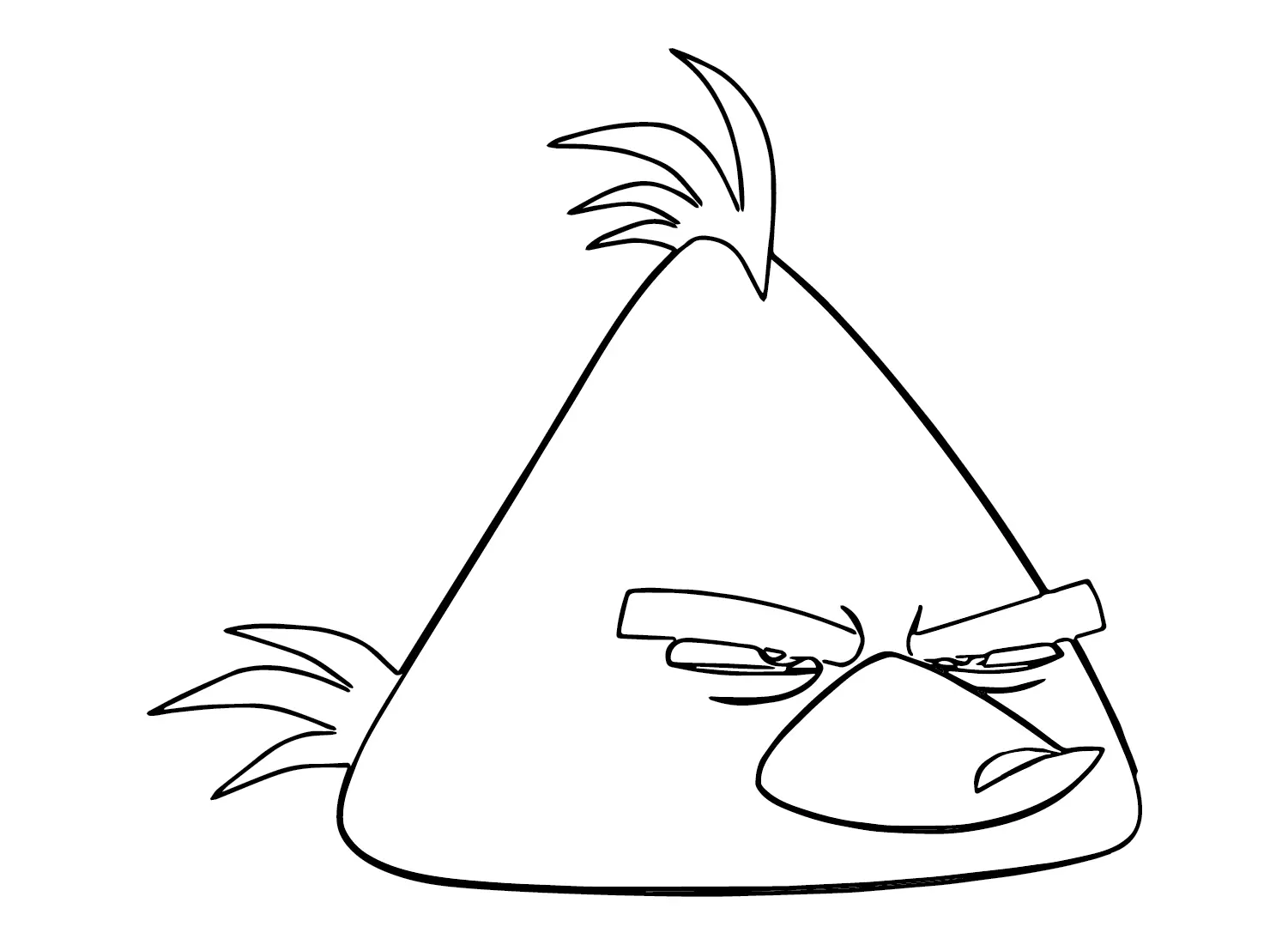 Chuck Angry Bird Coloring Pages 23