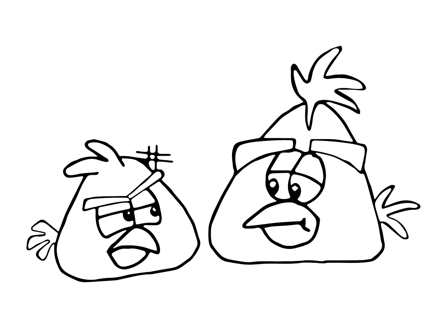 Chuck Angry Bird Ausmalbilder