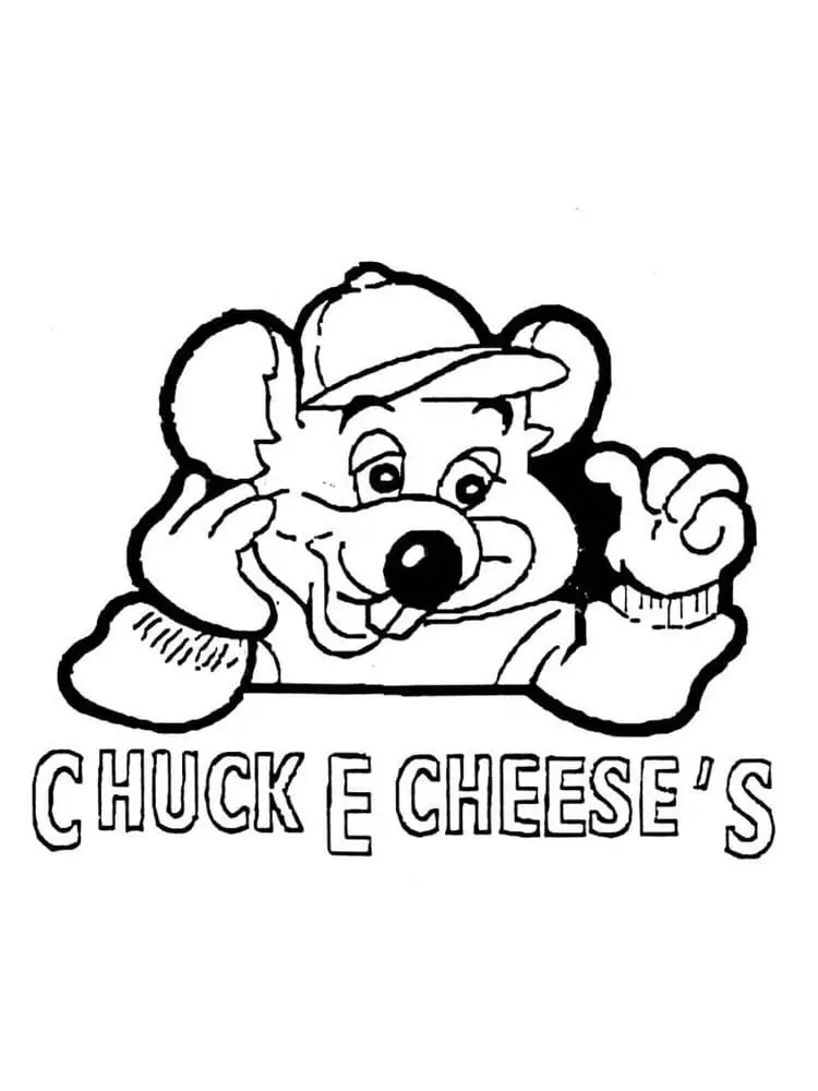 Chuck E Cheese Coloring Page 13