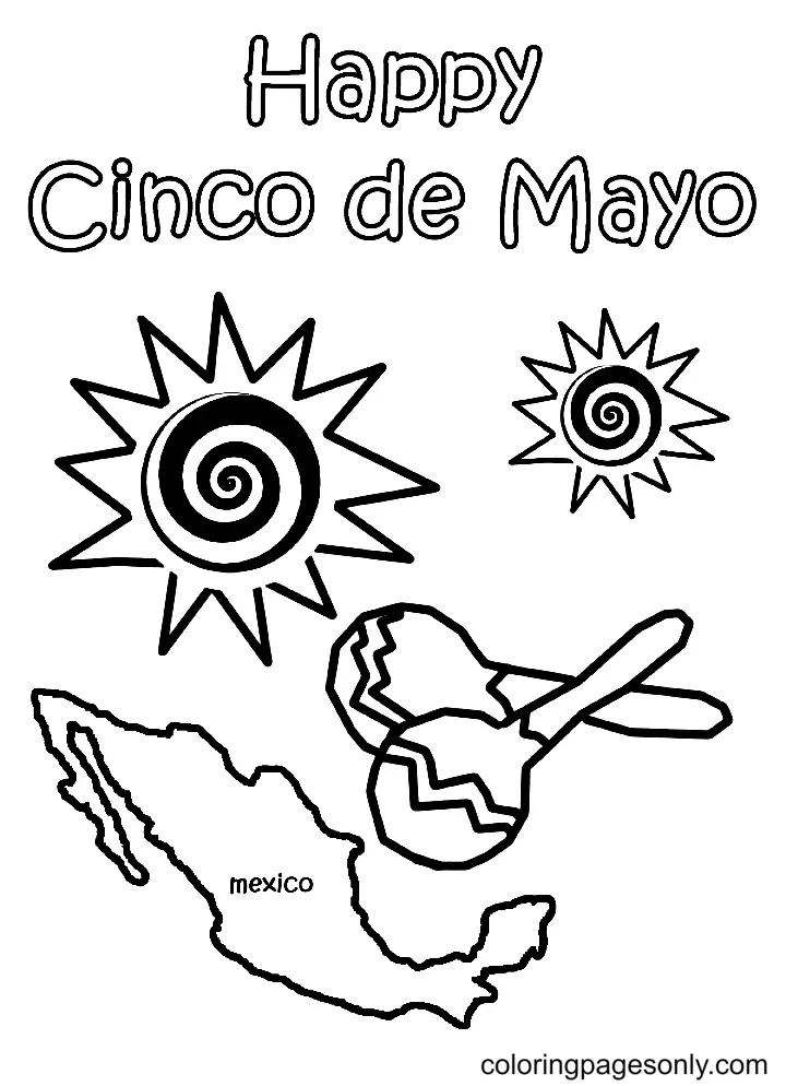 Cinco De Mayo Ausmalbilder 14