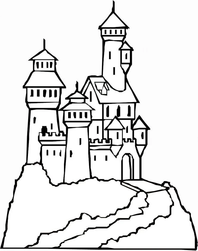 Cinderella Castle Coloring Pages 14
