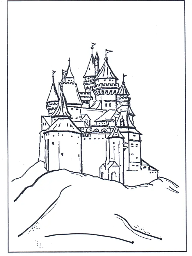 Cinderella Castle Coloring Pages 27