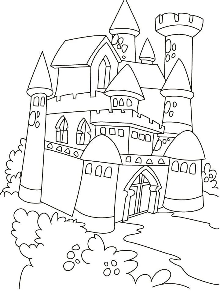 Cinderella Castle Coloring Pages 39