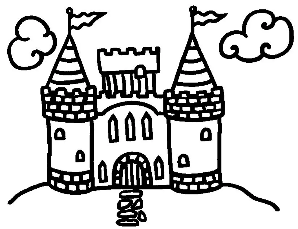 Cinderella Castle Coloring Pages 40
