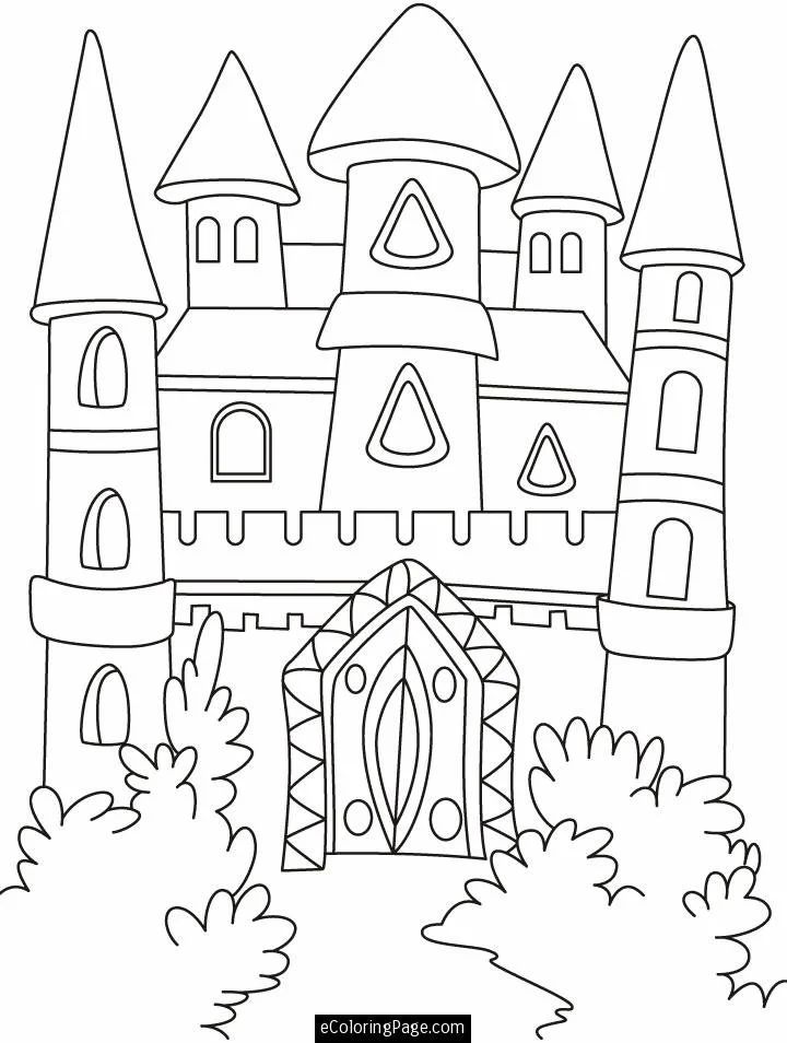 Cinderella Castle Coloring Pages 5