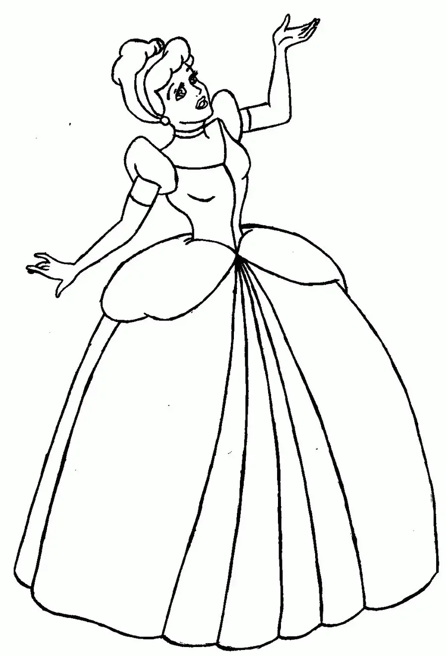 Ausmalbilder Cinderella 10