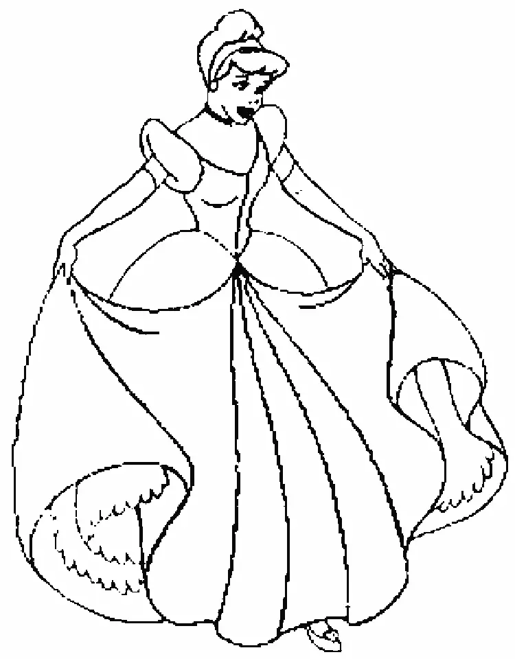 Ausmalbilder Cinderella 17