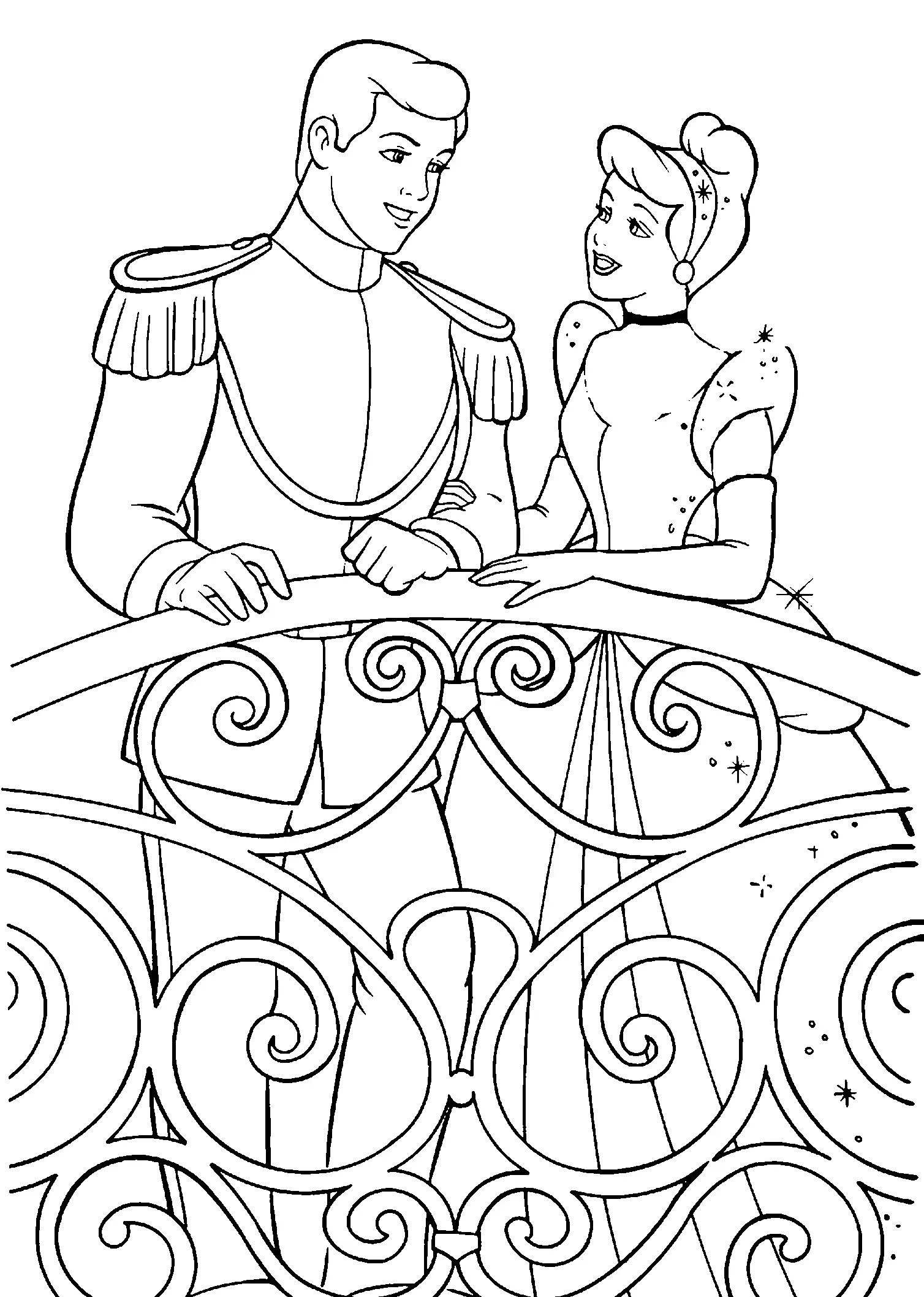 Ausmalbilder Cinderella 28