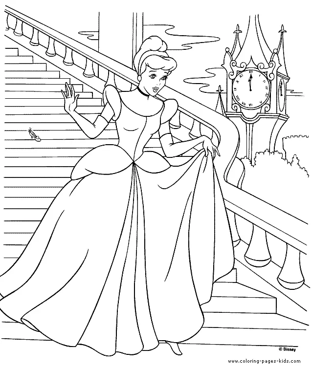 Ausmalbilder Cinderella 32