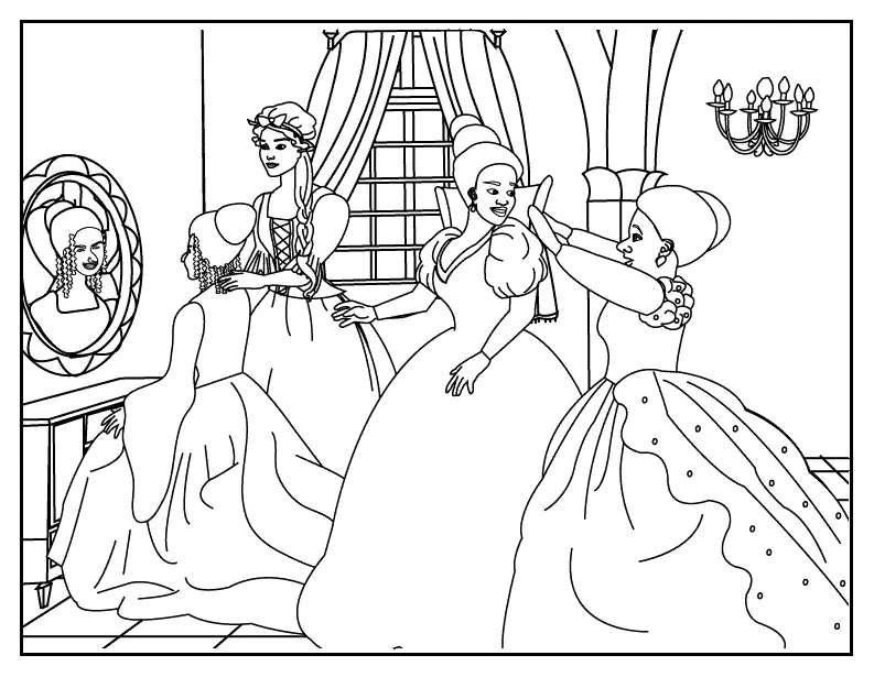 Ausmalbilder Cinderella 36
