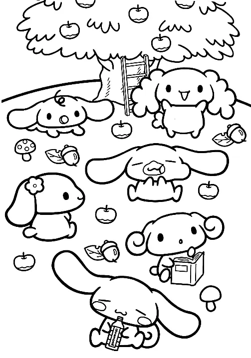 Cinnamoroll Para Colorear 1