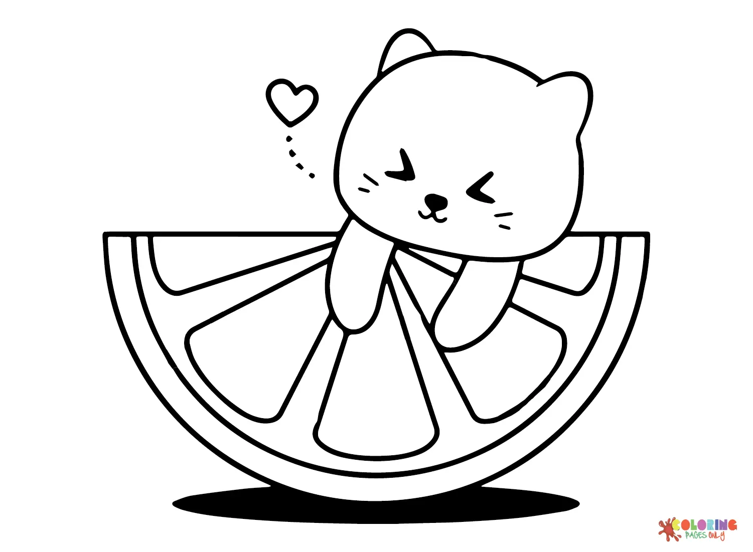 Citrus fruits Coloring Pages 1