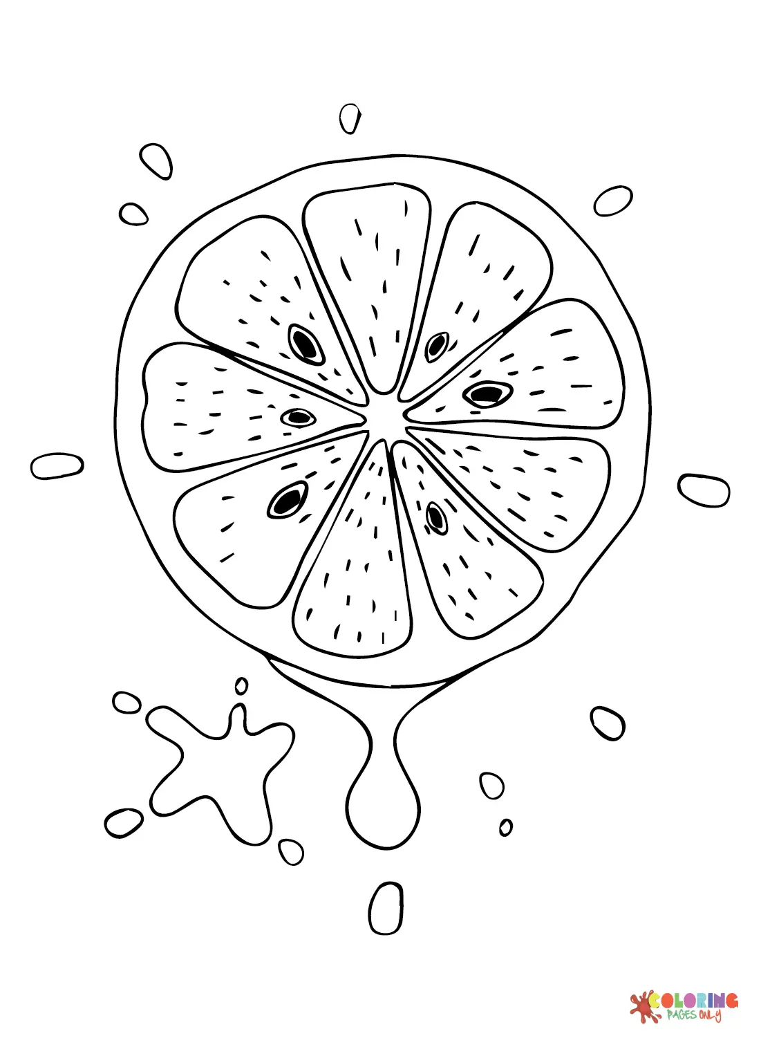 Citrus fruits Coloring Pages 19