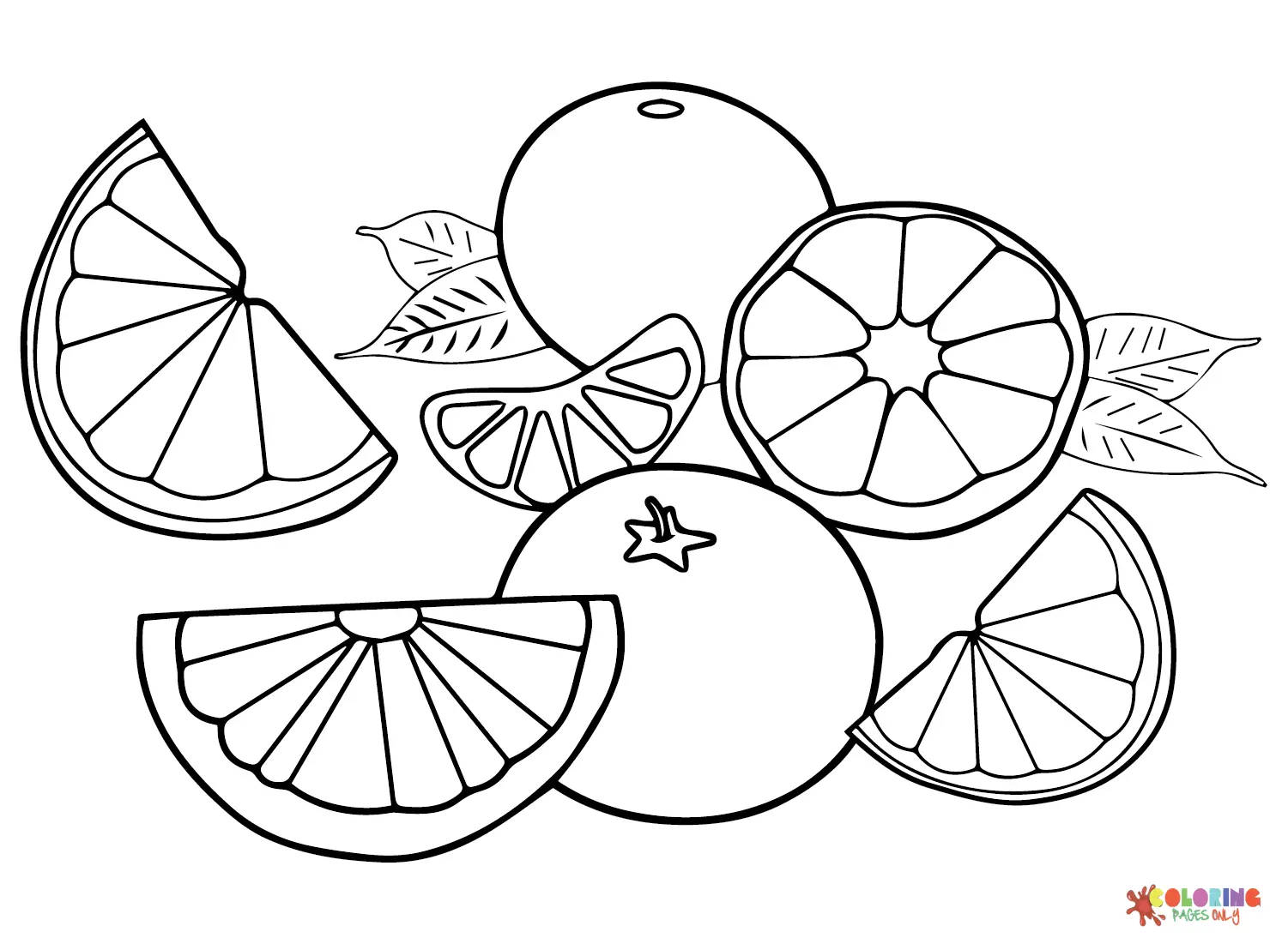 Citrus fruits Coloring Pages 4