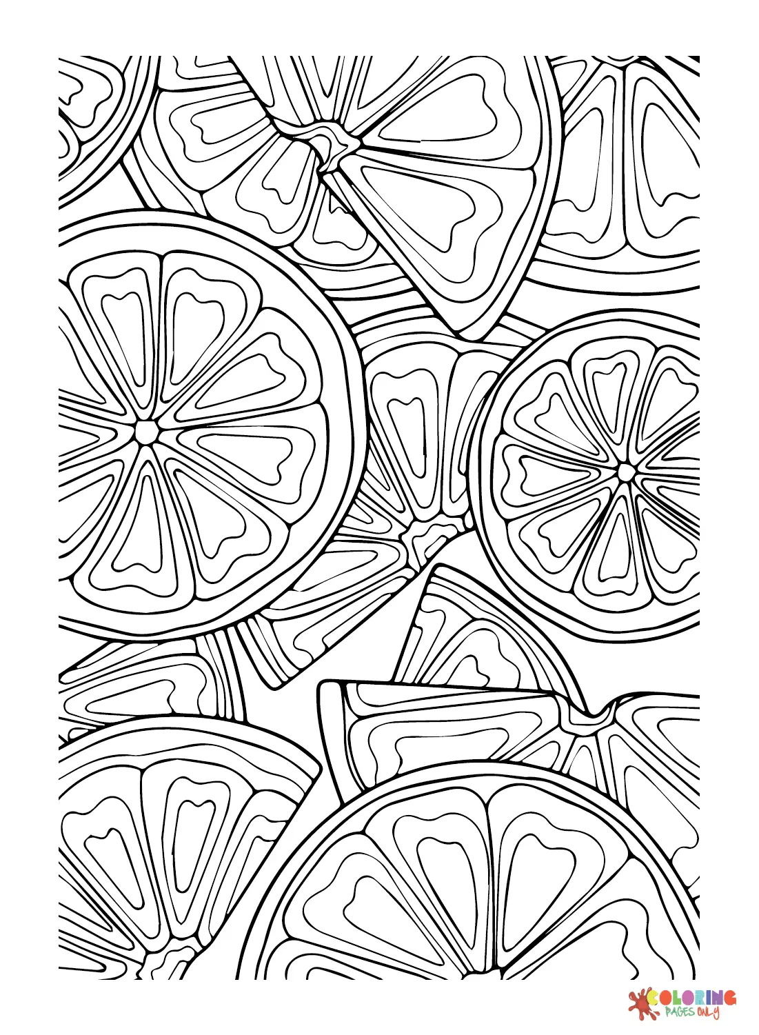 Citrus fruits Coloring Pages 9