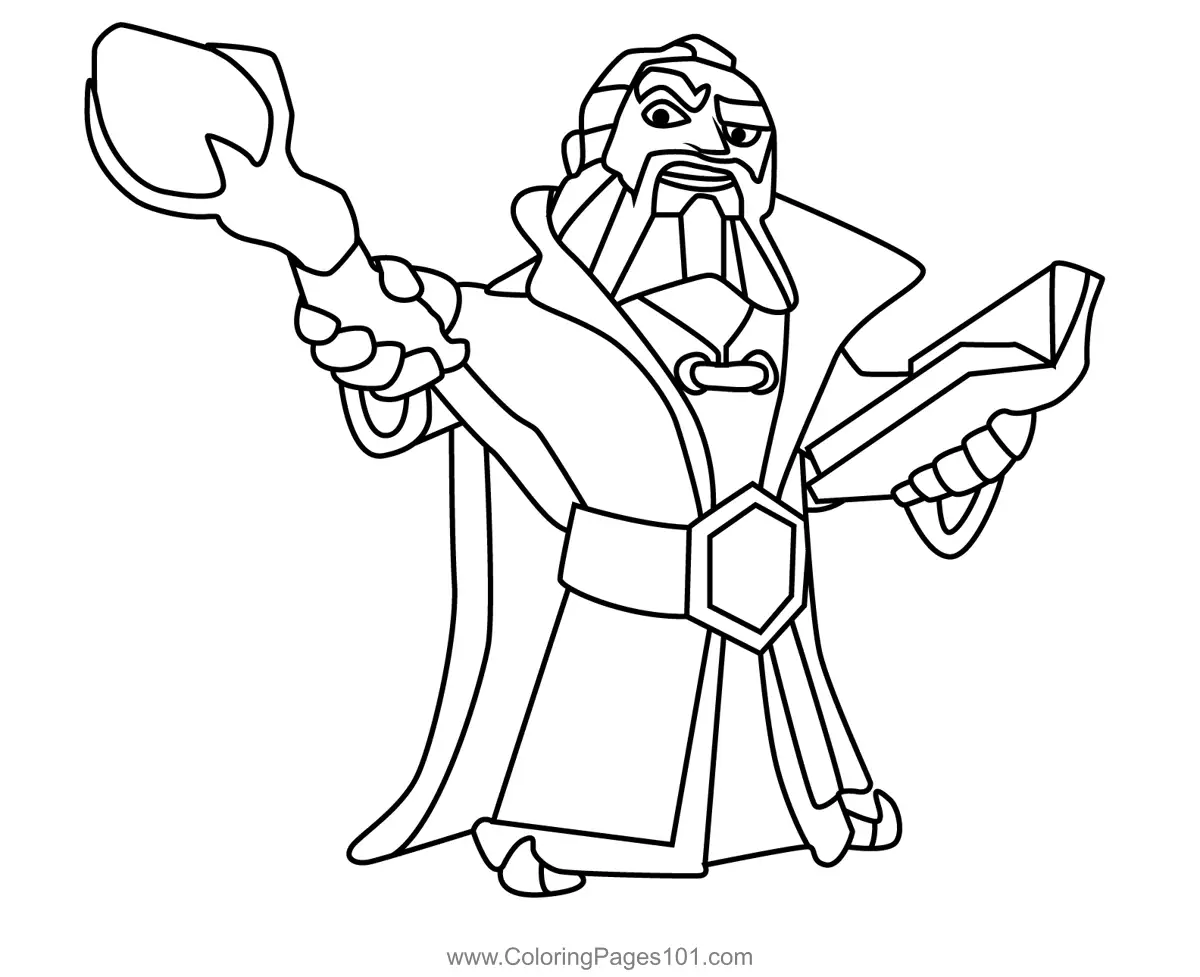 Clash of the Clans Coloring Pages 11