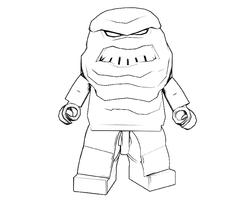 Clayface Ausmalbilder 1