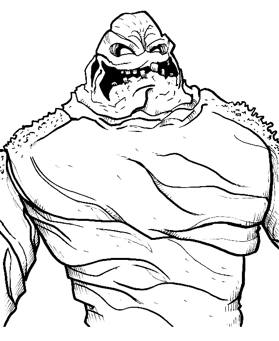 Clayface Ausmalbilder 11