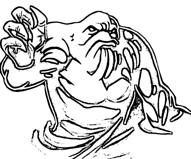 Clayface Ausmalbilder 17