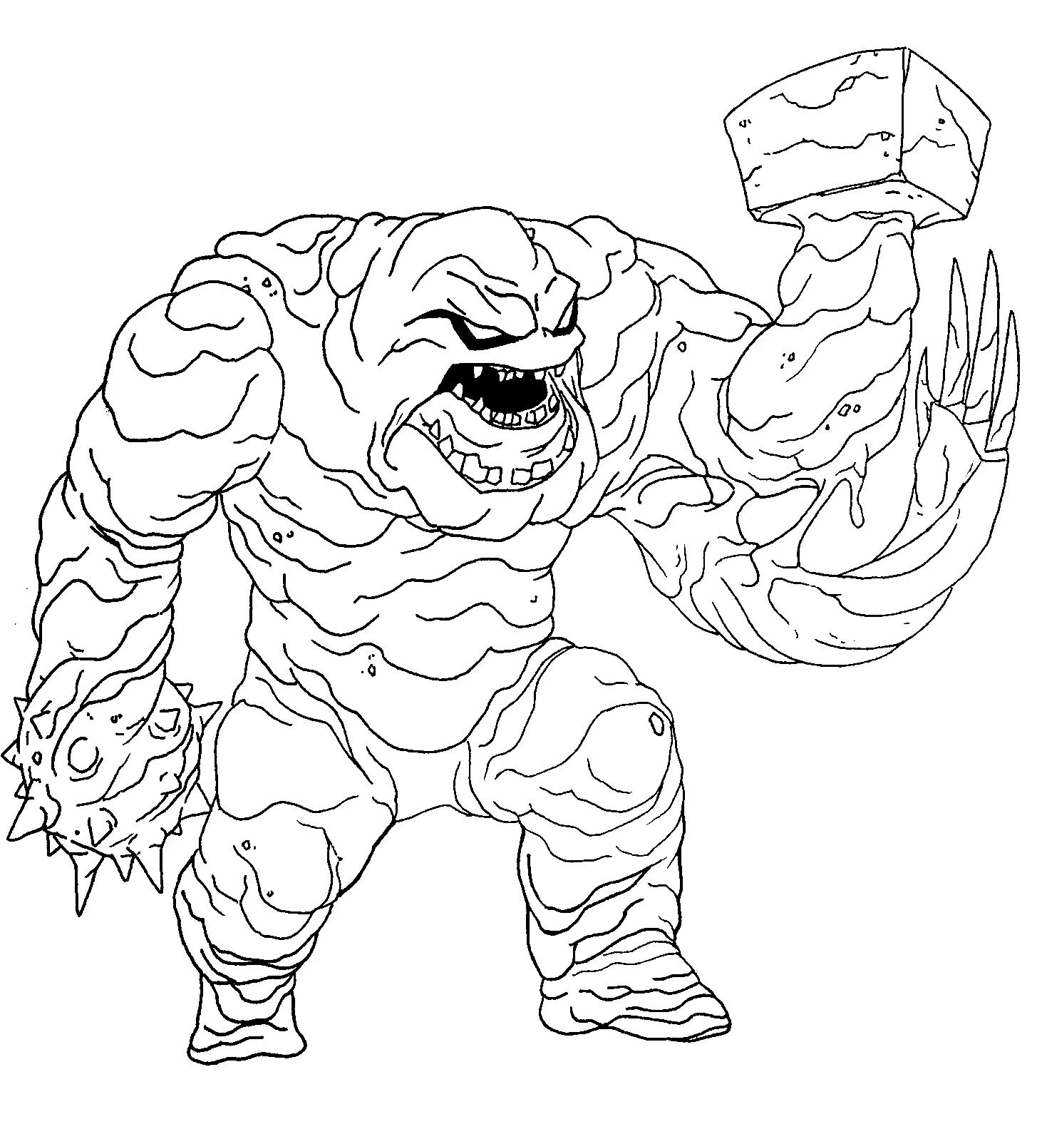 Clayface Ausmalbilder 2