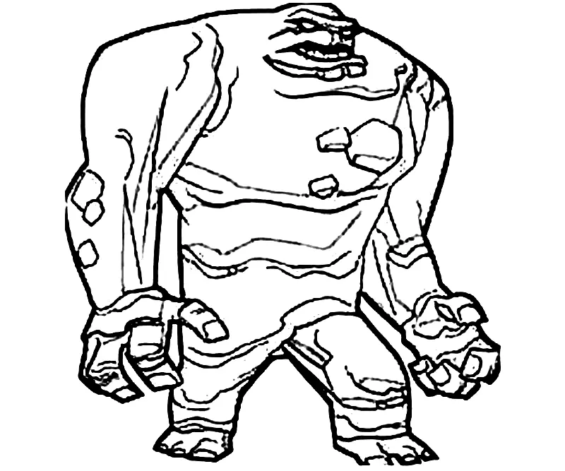 Clayface Ausmalbilder 7
