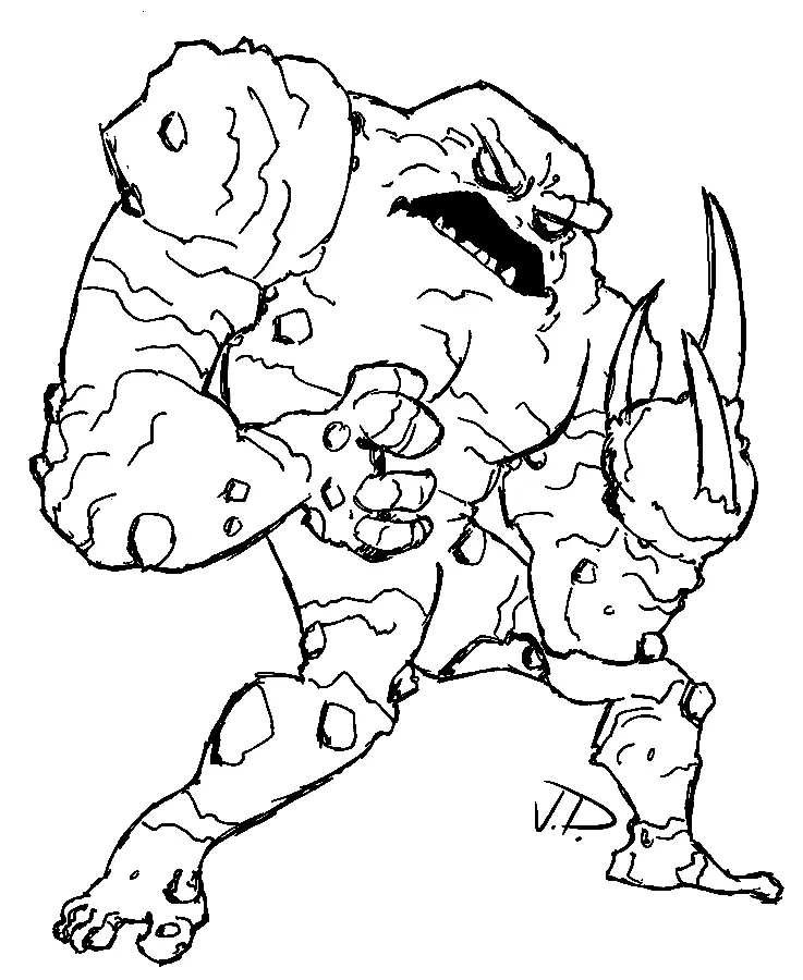 Clayface Ausmalbilder 9