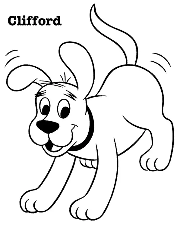 Clifford Coloring Pages 1