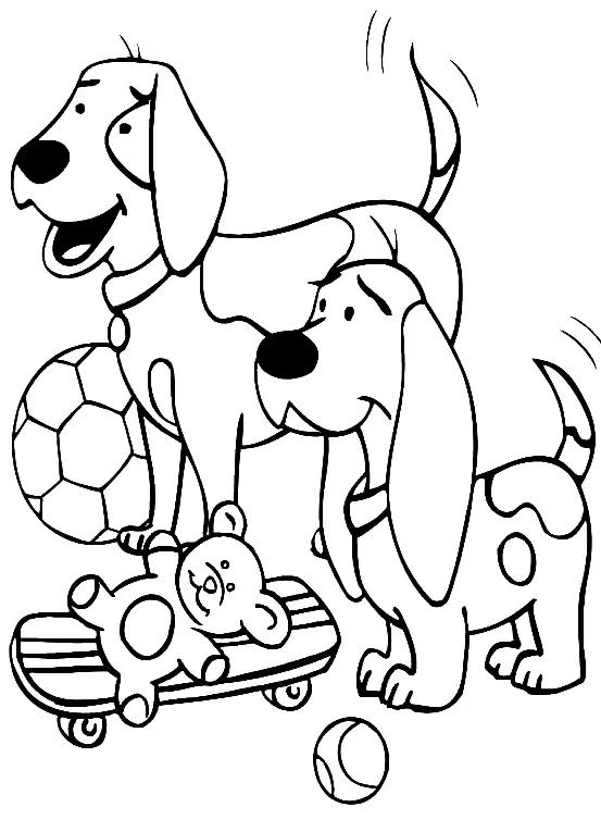 Clifford Coloring Pages 11