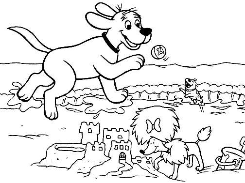 Clifford Coloring Pages 17